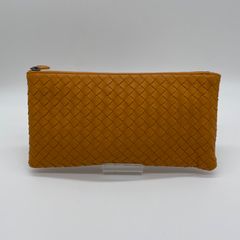 【美品】BOTTEGA VENETA　ポーチ　キャメル　品番：256399-V001O-7604【F00033】