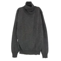 DOLCE&GABBANA ドルチェアンドガッバーナ G4603K イタリア製 タートルネック ラインデザイン ラメ ニット 長袖 カットソー グレー系 サイズ表記無【中古】