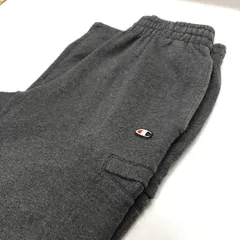 Champion スウェットパンツ サイドポケット付 ダークグレー メンズM
