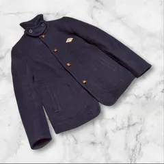 【ダントン】danton（34）ウールモッサコート アウター ショート丈 防寒