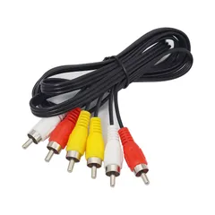 3対3オーディオケーブル 3RCAテレビセットトップボックス6ヘッドケーブル ビデオAVケーブル 3対3RCAケーブル 1Mのサムネイル