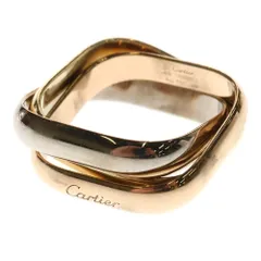 カルティエ トリニティ リング SM #44 スリーカラー【23436】 カルティエ トリニティ リング SM #44 スリーカラー【23436】