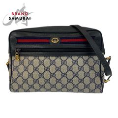 グッチ　ショルダーバッグ　ハーフムーン　GGキャンバス　レザー　ブラック　黒 GUCCI グッチ ショルダーバッグ GG キャンバス ハーフムーン