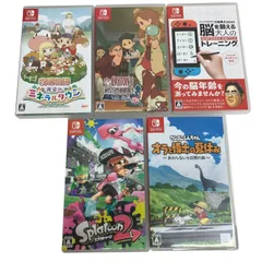 186000 ⑤Nintendo Switch ソフト ５点　まとめ売り　動作未確認