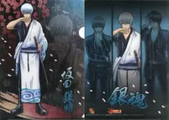 【中古】クリアファイル A.坂田銀時/銀時＆沖田＆土方 A4クリアファイル 「銀魂’」 J-WORLD限定