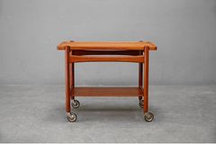 【1960’s北欧ヴィンテージ】ハンス J ウェグナー (Hans J.Wegner) AT48 トレイワゴン トローリー デンマーク Andreas Tuck製 031116