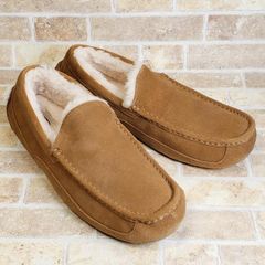 新品 UGG アグ アスコット レザー スリッポン メンズ 26cm - メルカリ