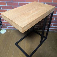 楡（ニレ）材　一枚板　サイドテーブル