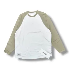 WTAPS ラグランロンT ホワイト×ブラック　S WTAPS ラグランロンT ホワイト×ブラック S