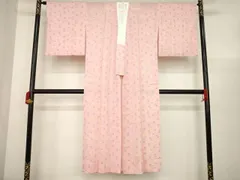 平和屋着物●長襦袢　無双仕立て　光琳菊　半衿刺繍　正絹　逸品　AAAX6979ck