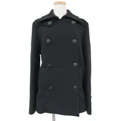 CHANEL シャネル ウール ピーコート アウター ニット ジャケット ショート丈 ダブル VINTAGE おしゃれ シンプル 無地 きれいめ 大人女子 ブランド 上品 ベーシック 羽織り 高級のサムネイル