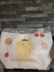 【在庫ラスト】サンリオ 当たりくじ ポムポムプリン ミニトート ホワイト 一番くじ トートバッグ