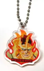 【中古】雑貨 [単品] エンデヴァー 特製アクリルチャーム 「僕のヒーローアカデミア展 DRAWING SMASH オールマイトの“かみのけ”グミ すっぱいレモン風味」 同梱品