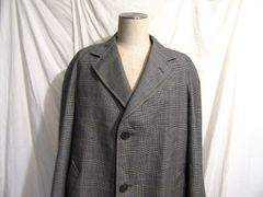 英国製ビンテージ Aquascutum グレンチェック チェスターコート 40