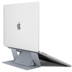 MOFT 【新アップグレード版】放熱穴付き ノートパソコンスタンド PCスタンド 二段階調整可能 超軽量 超極薄 折り畳式 人間工学設計 磁石設計 腰痛/猫背防止 Macbook Pro/Air/タブレット/その他ノートPC 最大15.6インチまで対応 (【粘