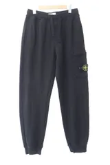 ストーンアイランド STONE ISLAND SWEAT PANTS BLACK ロゴ ワッペン スウェット パンツ 801564451 A0029 S 黒 ブラック ブランド古着ベクトル 中古■240915のサムネイル