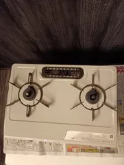 【KS-0159】Rinnai グリル付ガステーブル 型番：KG34NBER 都市ガス用 動作未確認 ガスホース付き