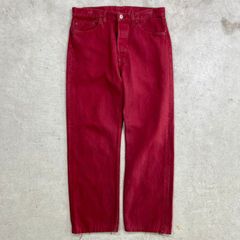 goar archive似レッド クロコ レザーフレアパンツ - メルカリ