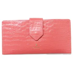 LANVIN COLLECTION ランバン コレクション 財布 ロングウォレット 長財布 ピンクラメールパース 牛革 レザー 型押し【レディース】のサムネイル