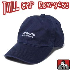 Dead Stock◾️新品/未使用◾️BEN DAVIS ベンデイビス<ネイビ＞ 帽子 キャップ メンズ レディース パネルキャップ 6パネル TWILL CAP ベースボールキャップ BDW-9483