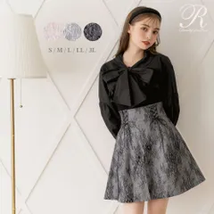 夢展望公式 [新品未使用] レース重ねレースアップスカート [ブラック] 他カラー別ページ有 dearmyloverose スカート フレア（ひざ上） 532854-05