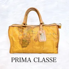 ✩超美品✩ PRIMA CLASSE ミニボストンバッグ PVC チャーム付き prima classe プリマクラッセ PVCレザー ミニ ボストンバッグ