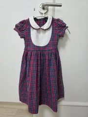 アメリカンヴィンテージ CHAPS チェック柄 幼児用ドレス 4 サイズ