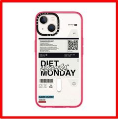 【送料無料】Clear - Diet Starts Monday CASETiFY コンパクト iPhone 14 ケース [MIL規格準拠 (2x MIL-S