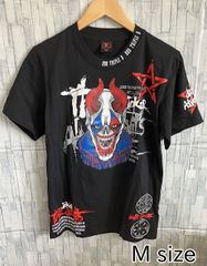 00s y2k パンク スカル アナーキー メッシュ デ コ Tシャツ グランジ