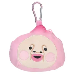 こびとづかん ミニポーチ カラビナ付きぬいぐるみファスナーマスコット カクレモモジリ ティーズファクトリー 小物入れ キャラクター グッズ 