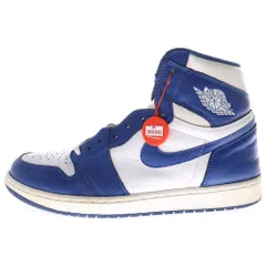 NIKE (ナイキ) AIR JORDAN 1 RETRO HIGH OG STORM BLUE 555088-127 エアジョーダン1 ストームブルー ハイカットスニーカー ブルー/ホワイト US12/30cm