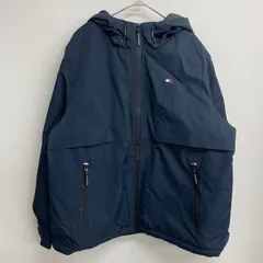 TOMMY HILFIGER 中綿ジャケット ネイビー 内ポケット ビッグサイズ 高機能【メンズXL】