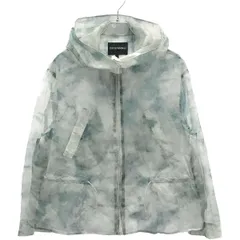 EMPORIO ARMANI エンポリオアルマーニ 22SS シアーマーブルブルゾン 3R2B89 2NHWZ ブルー 40のサムネイル