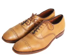 早い者勝ち✨ALDEN オールデン パンチドキャップトゥ ブラウン 7D 早い者勝ち✨ALDEN オールデン パンチドキャップトゥ ブラウン