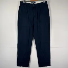 古着 ポロバイラルフローレン Polo by Ralph Lauren チノパンツ 長ズボン ボトムス ワンポイントロゴ刺繍 w34 L32  ネイビー メンズ