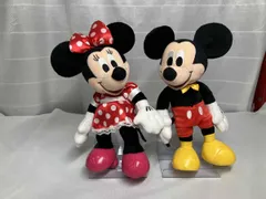 ジャンク 【】ミッキーマウス&ミニーマウス ぬいぐるみ 2体セット 