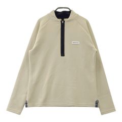 サイズ：M BRIEFING GOLF ブリーフィング  ハーフジップ 長袖Tシャツ  ベージュ系 [240101487618] ゴルフウェア レディース ストスト