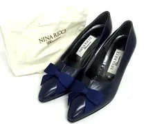 【新品未使用】ニナリッチ　ベロア　ビジューパンプス　37 新品未使用】ニナリッチベロアビジューパンプス37
