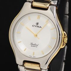 CYMA シーマ クオーツ腕時計 スイス製ダイバーズウォッチ 電池交換済