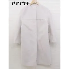 ■ FRAY I.D フレイ アイディー 長袖 ノーカラーコート サイズF ピンク系 レディース  【中古】 【1106080006341】