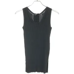 S Max Mara エス マックスマーラ リブニットタンクトップ 936110720700 ブラック Mのサムネイル