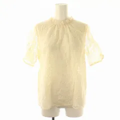 プロポーション ボディドレッシング PROPORTION BODY DRESSING 総レース ブラウス S ピンクアイボリー /MI ■OS