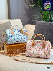 【今日特価】LV ボストン ピローバッグ グラフィティグラデーション