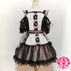 一点物 オリジナルアイドル衣装♥地雷系黒×ピンク セットアップ（Ａ）