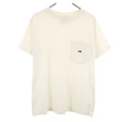 THE NORTH FACE ノースフェイス パープルレーベル 半袖 7oz Tシャツ S ホワイト アウトドア NT3962N ポケT メンズ 古着