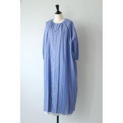 極美品✨】ネストローブ リネン備長炭染めレイヤードフリルワンピース
