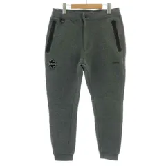 エフシーレアルブリストル F.C.Real Bristol FCRB SOPH. スウェットトレーニングパンツ SWEAT TRAINING PANTS ジョガーパンツ ジップフライ ロゴプリント M グレー 黒 ブラック FCRB-210023 /NW31のサムネイル