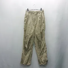 ◇ Θ MOUSSY マウジー ウエストゴム 綿混合 カーゴパンツ サイズ1 ベージュ系 レディース E  【1410290039885】