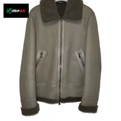 EMMETI LANVIN COLLECTION別注 ORWELL オーウェル B-3フライトジャケット FANGO グレイッシュベージュ グレージュ 48 サンプル品 訳あり品