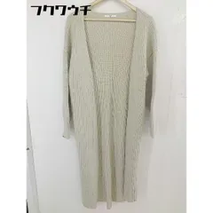 ◇ SLY スライ 長袖 ロング カーディガン サイズF ベージュ レディース  【中古】 【1201280005948】